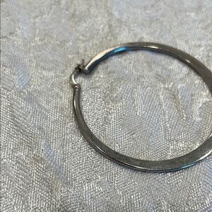 Tiffany & Co. Classic Silver Hoop Earring